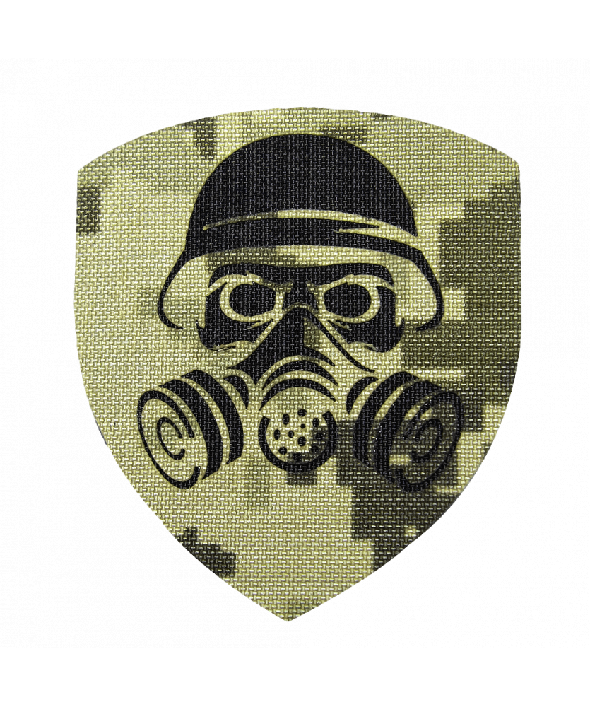 Шеврон Camotec Хім. Солдат (7*8) Піксель (9025)