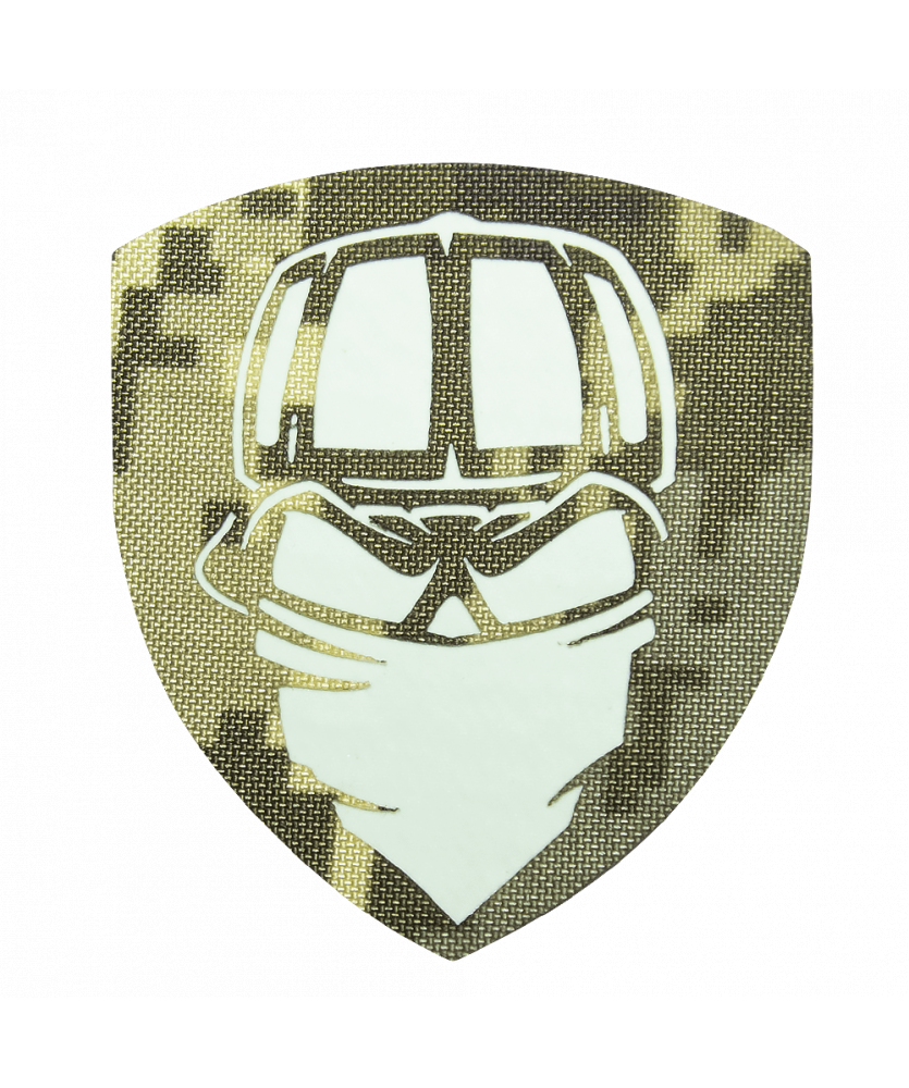 Шеврон Camotec Ультрас (7*8) Піксель/Люмін (9018)