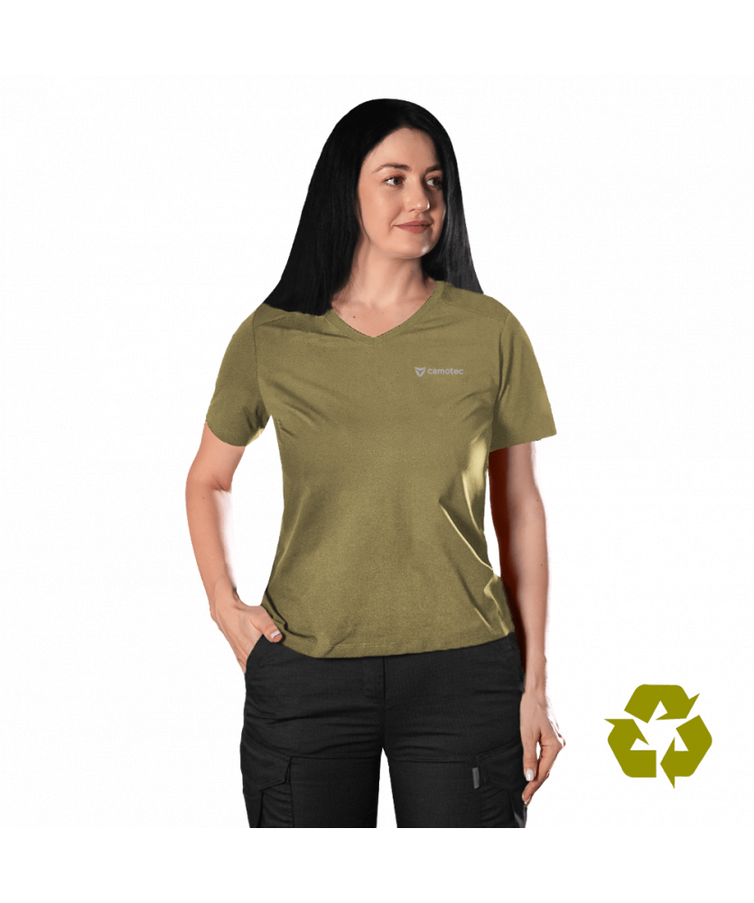 Футболка Camotec Pani Totem Logo V-neck Tan