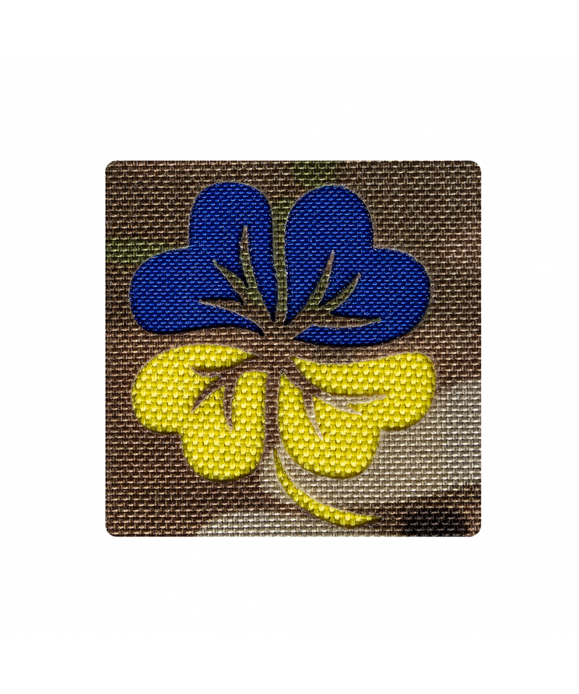 Патч Camotec Конюшина жовто-синя